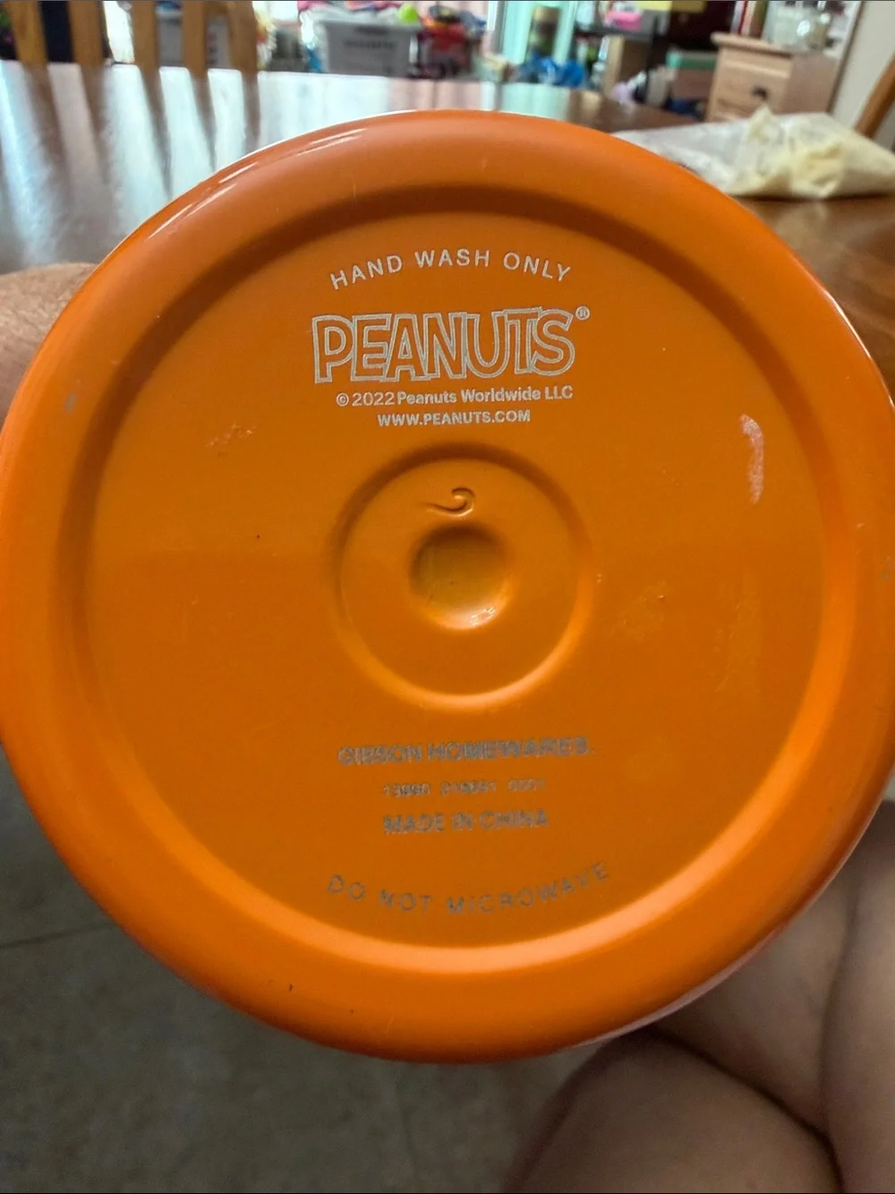 Gibson Orange Snoopy Pumpkin Party Cooler - Licensed Peanuts Design